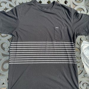 RVCA Striped T-shirt. Size Medium.